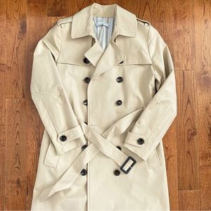 New Trench Coat Mango Size S US Beige Nude color
